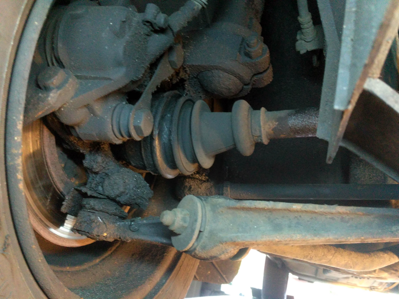 That boot will need to go. Look how dirty it’s made things. The rubber/plastic is crumbling.
